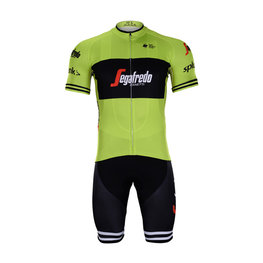 BONAVELO Cyklistický krátký dres a krátké kalhoty - TREK 2019 - černá/žlutá