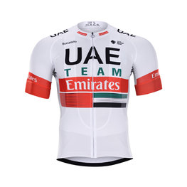 BONAVELO Cyklistický dres s krátkým rukávem - UAE 2020 - bílá