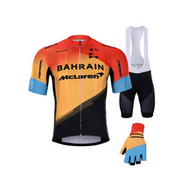 BONAVELO Cyklistický mega set - BAHRAIN MCLAREN 2020 - žlutá/červená/černá