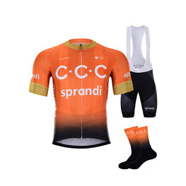 BONAVELO Cyklistický mega set - CCC 2020 - černá/oranžová