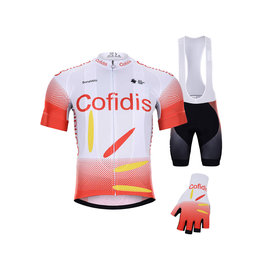 BONAVELO Cyklistický mega set - COFIDIS 2020 - bílá/červená