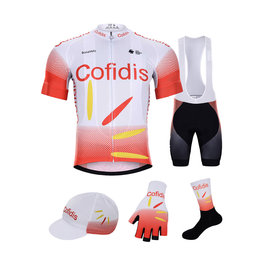 BONAVELO Cyklistický mega set - COFIDIS 2020 - bílá/červená