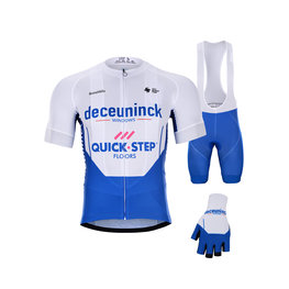 BONAVELO Cyklistický mega set - QUICKSTEP 2020 - modrá/bílá