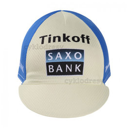 BONAVELO Cyklistická čepice - TINKOFF SAXO - modrá/bílá