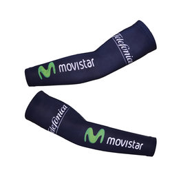 BONAVELO Cyklistické návleky na ruce - MOVISTAR 2015 - modrá