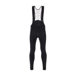 SANTINI Cyklistické kalhoty dlouhé s laclem - SVOLTA WINTER - černá/bílá