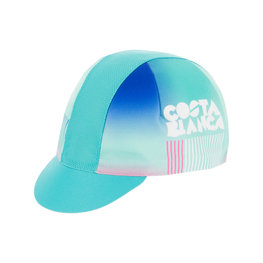 SANTINI Cyklistická čepice - LA VUELTA 2019 - růžová/bílá/světle modrá