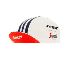 SANTINI Cyklistická čepice - TREK SEGAFREDO 2020 - bílá/modrá