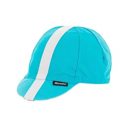 SANTINI Cyklistická čepice - UCI RAINBOW - světle modrá