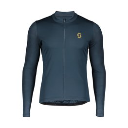 SCOTT Cyklistický dres s dlouhým rukávem letní - ENDURANCE 10 SUMMER - modrá
