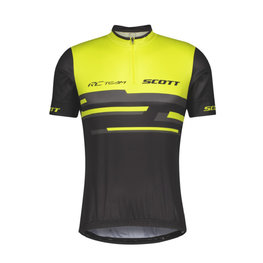SCOTT Cyklistický dres s krátkým rukávem - RC TEAM 20 MTB - žlutá/černá