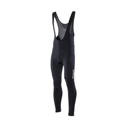 SIX2 Cyklistické kalhoty dlouhé s laclem - SLP WINTER - černá