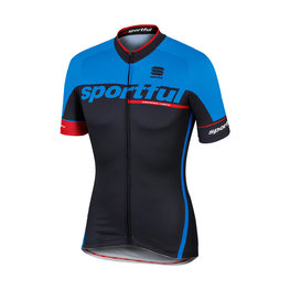 SPORTFUL Cyklistický dres s krátkým rukávem - SC TEAM - modrá/černá