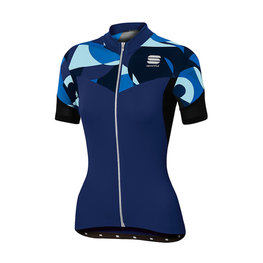 SPORTFUL Cyklistický dres s krátkým rukávem - PRIMAVERA LADY - modrá