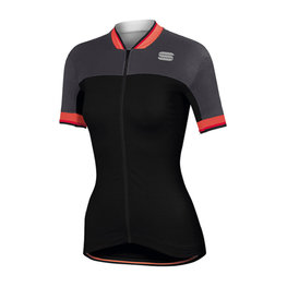 SPORTFUL Cyklistický dres bez rukávů - GRACE LADY - černá/šedá