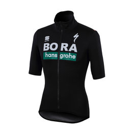SPORTFUL Cyklistický dres s krátkým rukávem - BORA HANSGROHE - černá