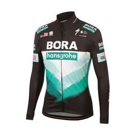 SPORTFUL Cyklistická zateplená bunda - BORA HANSGROHE 2020 - černá/zelená