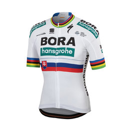 SPORTFUL Cyklistický dres s krátkým rukávem - BORA 2019 KIDS - vícebarevná