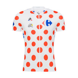 Cyklistický dres s krátkým rukávem - TOUR DE FRANCE 2018 - červená/bílá
