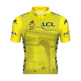 Cyklistický dres s krátkým rukávem - TOUR DE FRANCE 2019 - žlutá