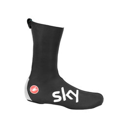 CASTELLI Cyklistické návleky na tretry - TEAM SKY 2019 - černá