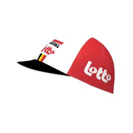Cyklistická čepice - LOTTO SOUDAL 2020 - červená/bílá