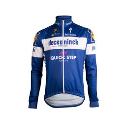 Cyklistická zateplená bunda - QUICKSTEP 2019 - modrá/bílá