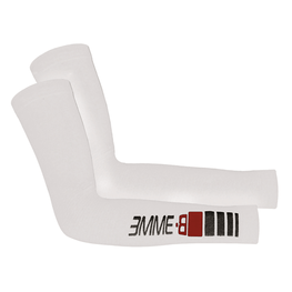 Cyklistické návleky na ruce - SEAMLESS - bílá