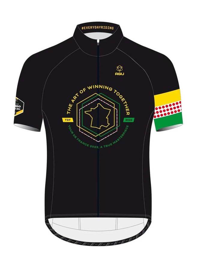 AGU Jumbo-Visma Replica Triple Victory 2023 short sleeve